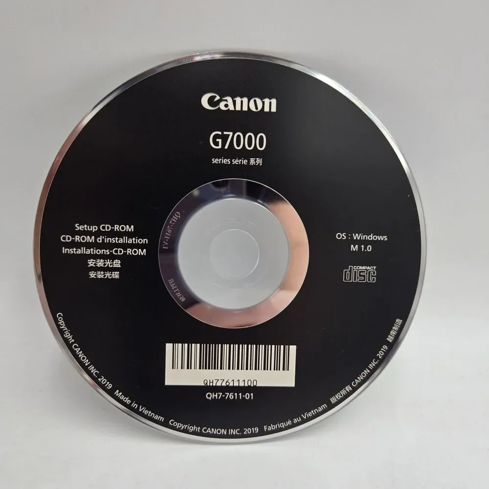 Canon G7000 Series Printer Setup Disc Software CD Windows Drivers 2019 NEW